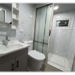 bathroom of expandable container house